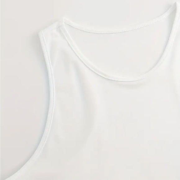 White Summer Vibes Graphic Tank Top - Picture 3 of 5